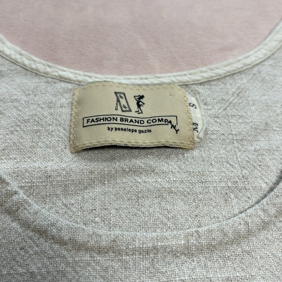 Fashion Brand Company Artist's Toolbox Linen Shift Dress Size S/M - Picture 7 of 12